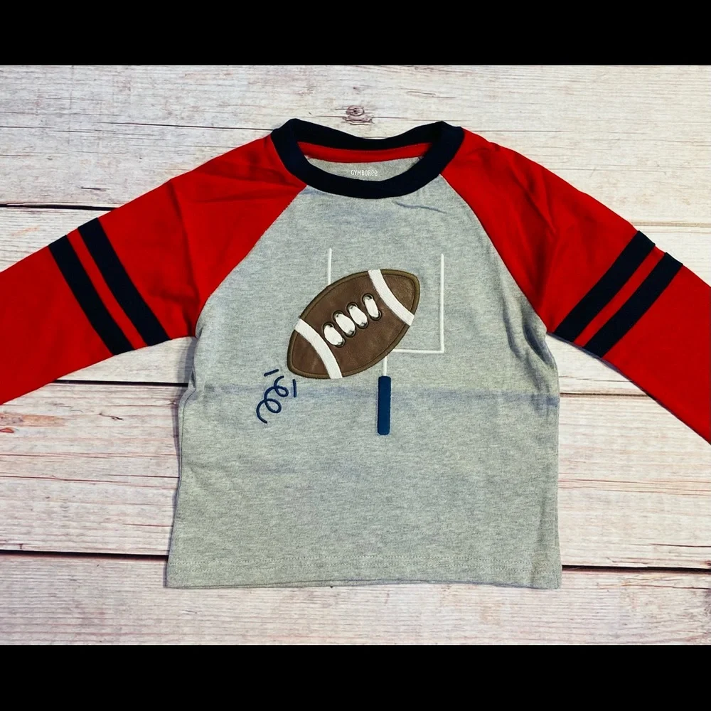 📌🆕 Gymboree • Preppy Puppy • Football • Shirt